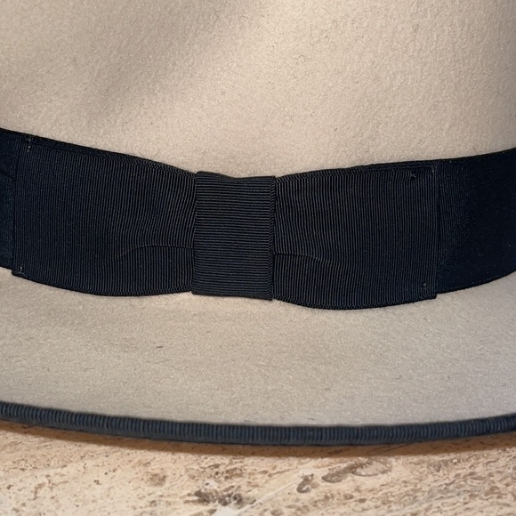 DORFMAN PACIFIC FEDORA ZOOT HAT contrasting black. - Picture 4 of 10